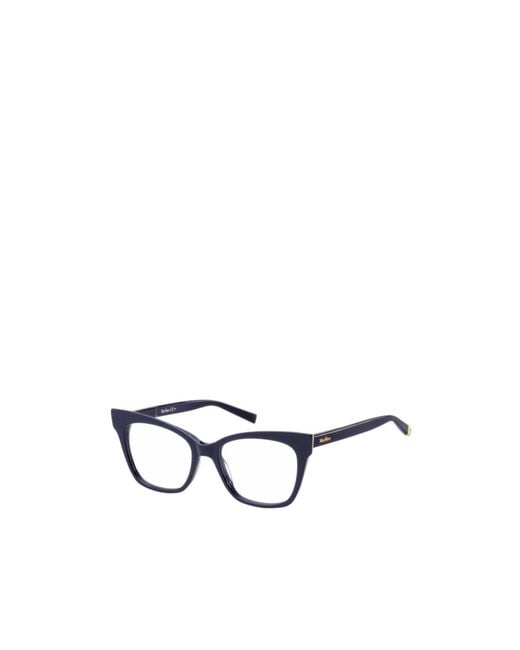 Max Mara White Full-Rim Non-Prescription Glasses