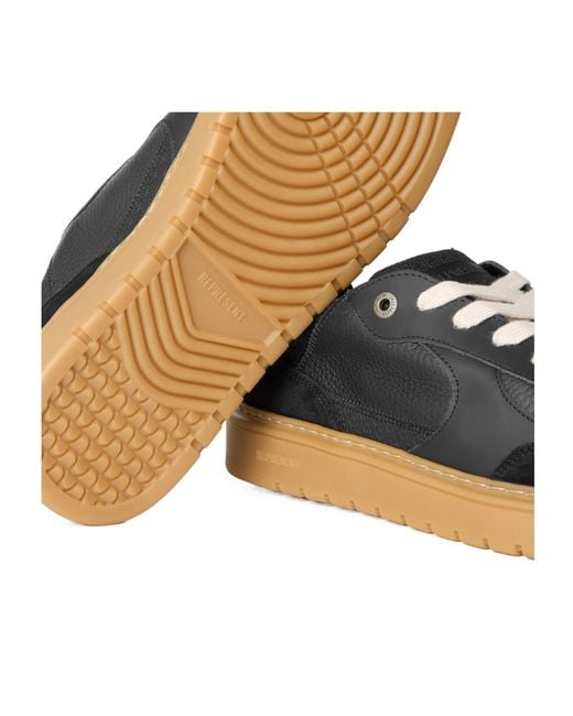 Represent Black Virtus Chunky Sole Chunky Trainers for men