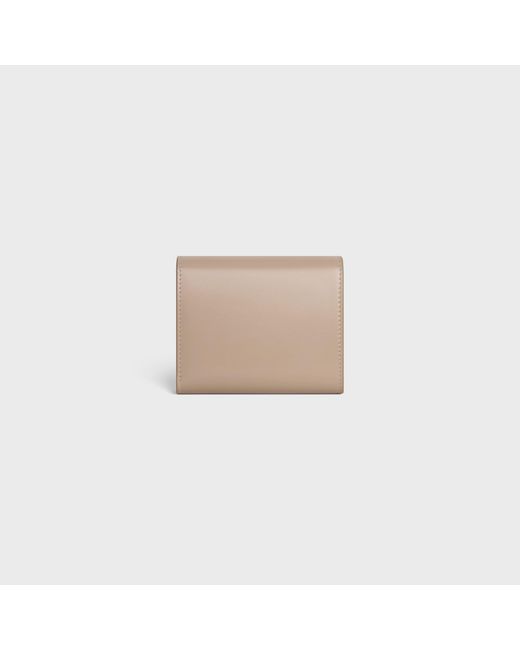 Céline Natural Small Flap Wallet Triomphe