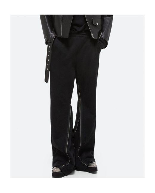 Helmut Lang Black Gusset Sweatpants for men