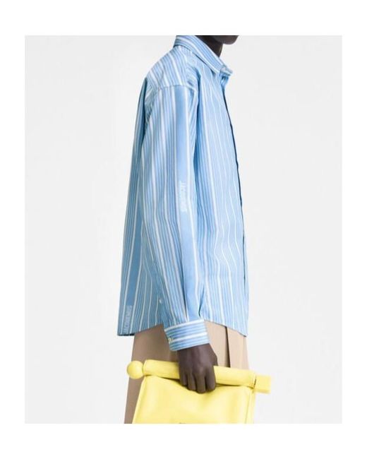 Jacquemus Blue "La Chemise Simon" Shirt for men