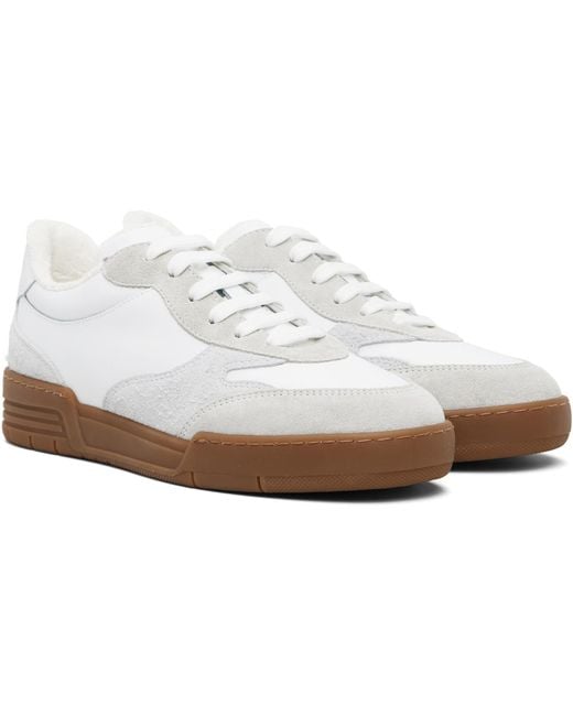 Moschino White Streetball Sneakers for men