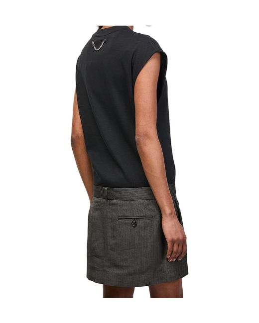 Acne Black Mini Dress
