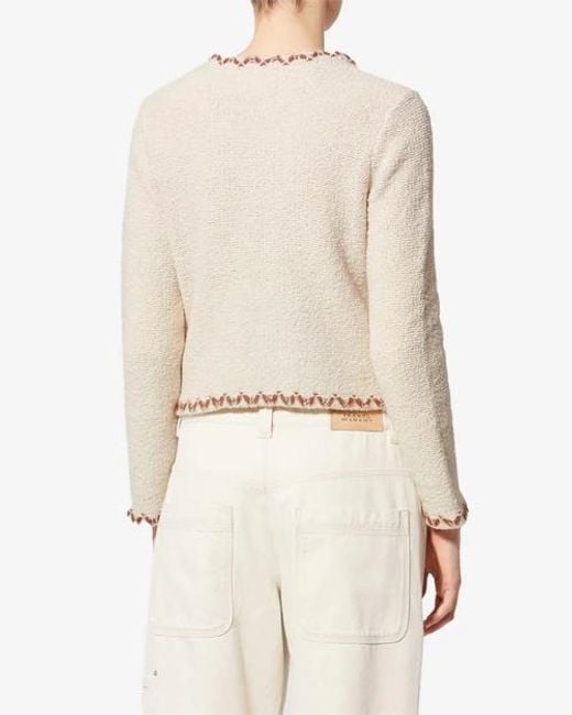 Isabel Marant Natural Isabel Marant Étoile Rochelle Round-Neck Cardigan