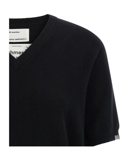 Extreme Cashmere Black V-Neck Sweater