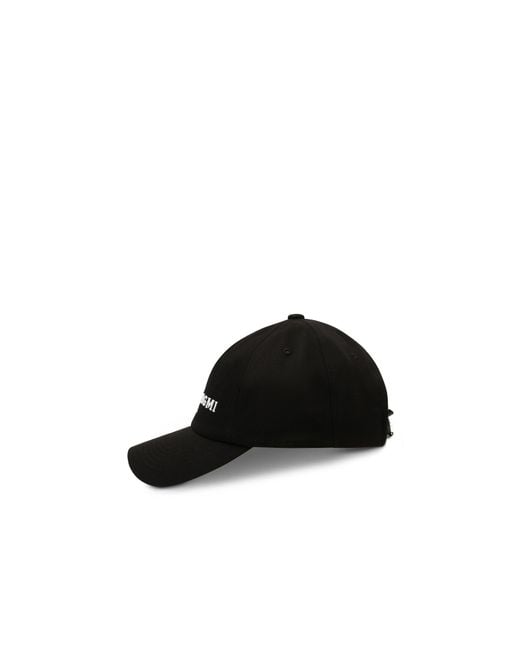 Wooyoungmi Black Logo Hat for men