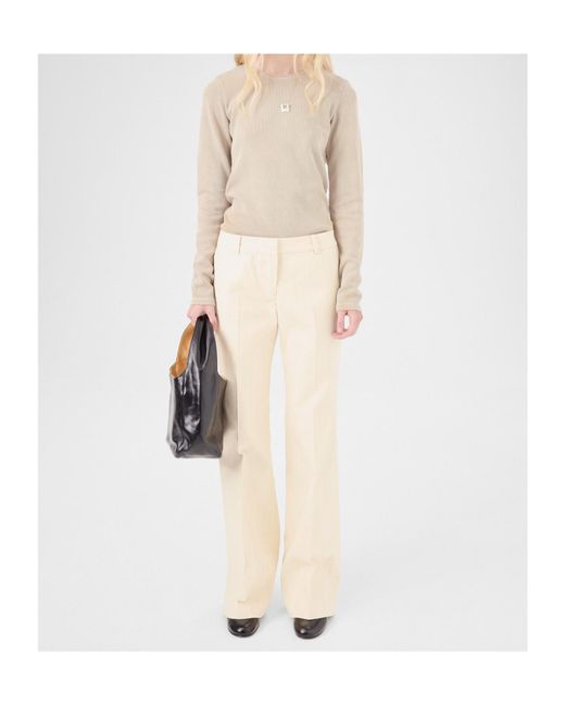 Our Legacy Natural Wide-Leg Casual Pants