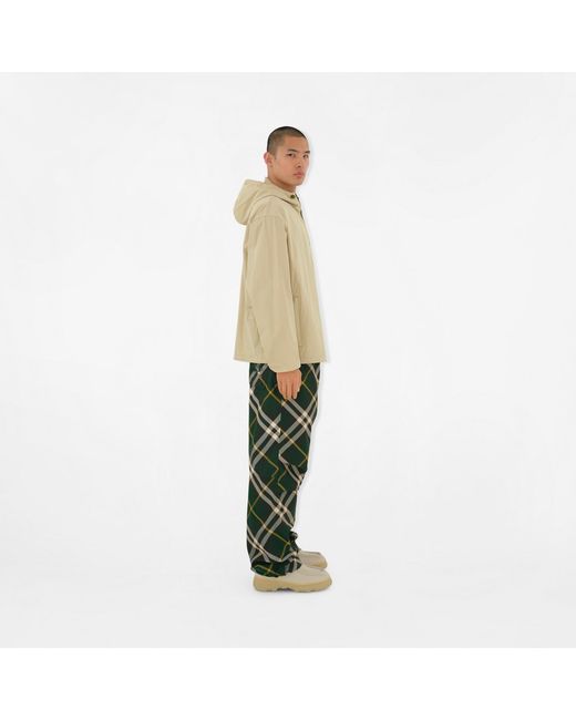 Burberry Natural Logo-Embroidered Hooded Jacket for men
