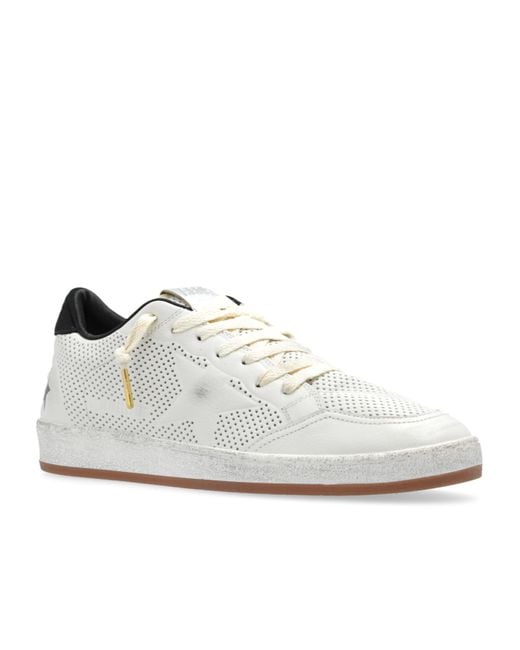 Golden Goose Deluxe Brand White Ball Star Lace-Up Sneakers for men