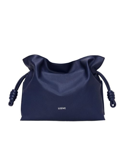 Loewe Blue Leather Flamenco Purse
