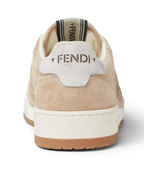 Fendi Natural Match Low-Top Sneakers