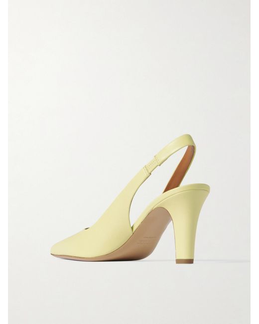Paris Texas Metallic Leather Block Heel High Heels