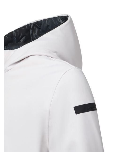 Rrd White Zip-Front Down Coat for men