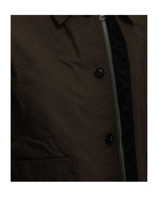 Sacai Black Reversible Casual Jacket for men