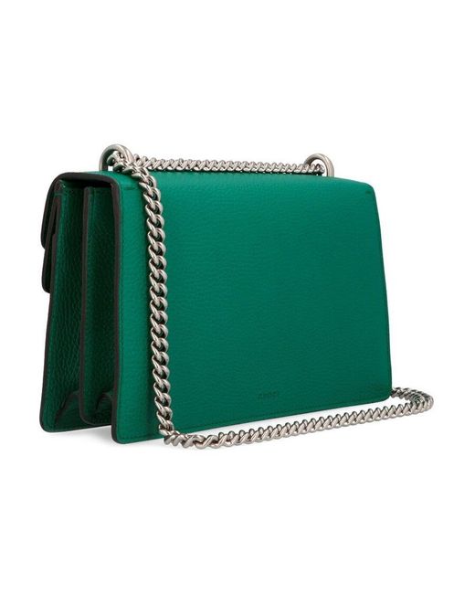 Gucci Green Dionysus Leather Shoulder Bag