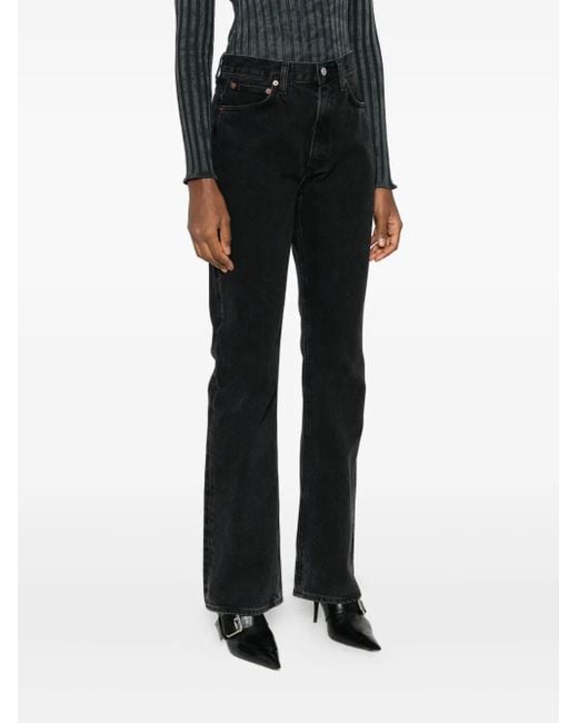 Agolde Black High-Waisted Jeans