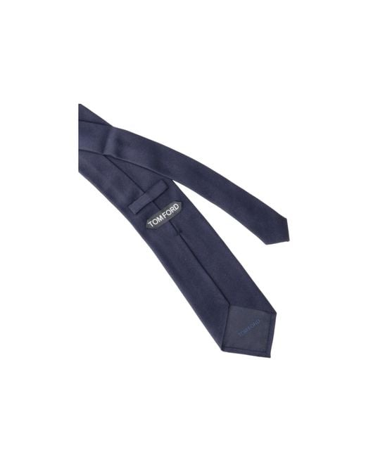 Tom Ford Blue Pointed Tie for men
