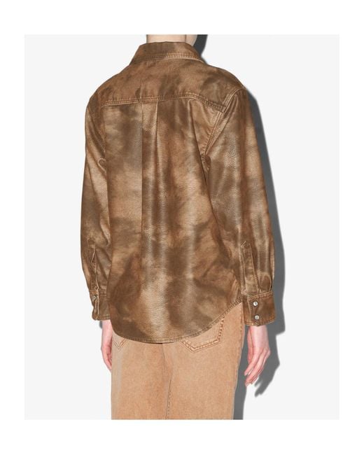 Isabel Marant Brown Étoile Karima Long Sleeved Shirt