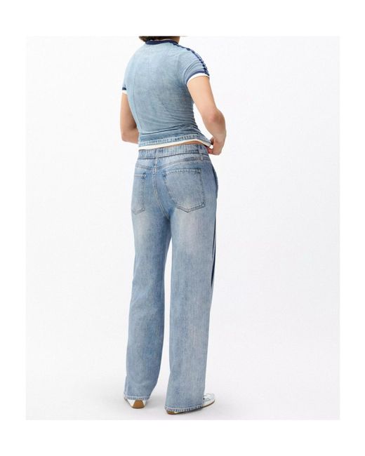 Rag & Bone Blue Side-Stripe Trousers