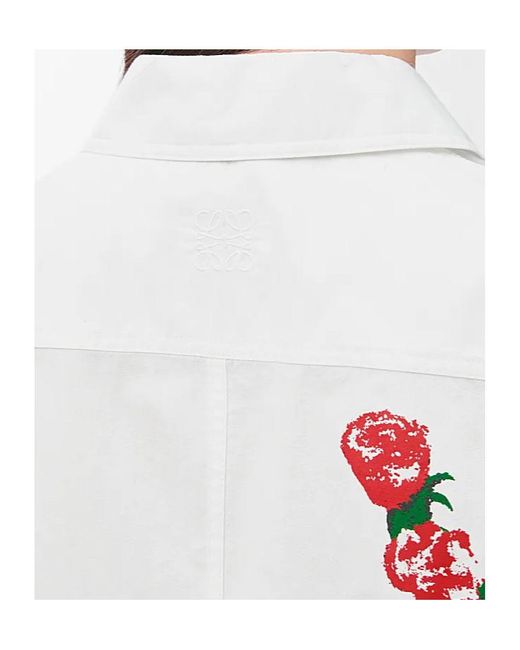 Loewe White Short Sleeve Shirt