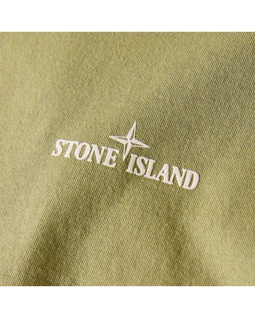 Stone Island Green Short Sleeve T-Shirt for men