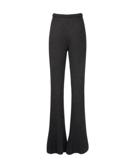 The Row Black Gregori Knitted Bell Bottoms