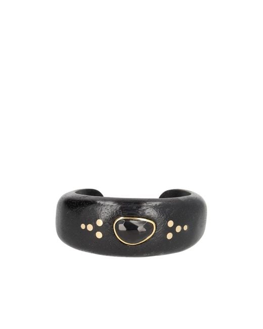 Isabel Marant White Layla Logo Detail Bracelet