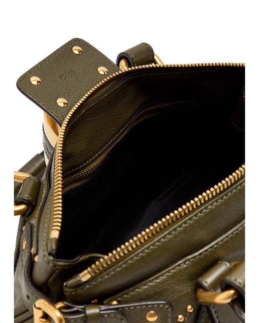 Chloé Metallic Lychee Grain Shoulder Bag