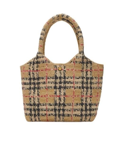 Burberry Metallic Small Margate Tote Bag