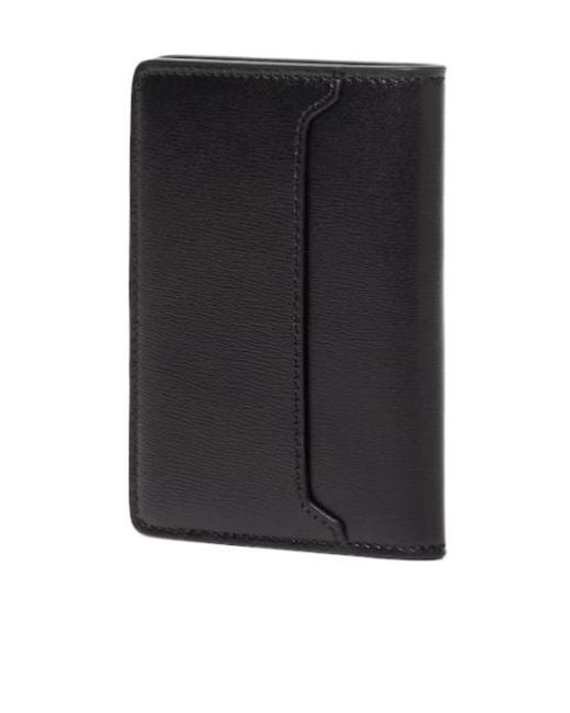 Fendi Black Ff Squared Bi-Fold Card Holder for men