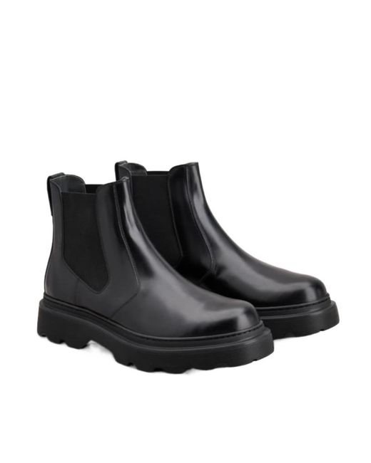 Tod's Black Chelsea Boots for men