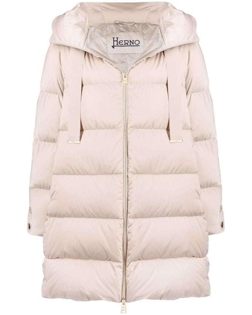 Herno Natural Coats Beige