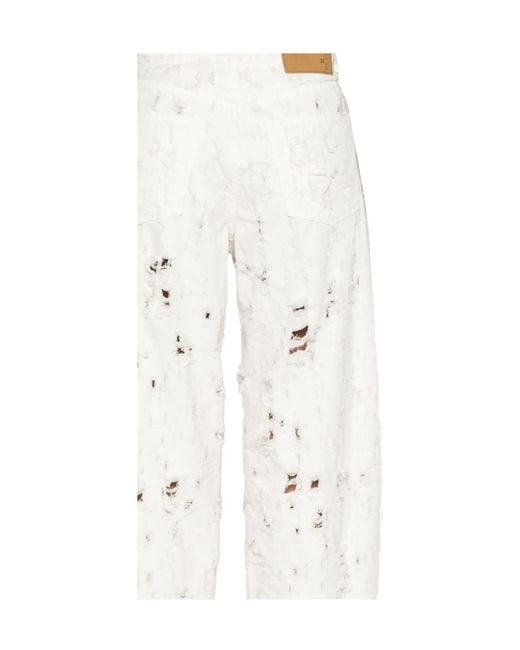 Haikure White Bethany Distressed Jeans