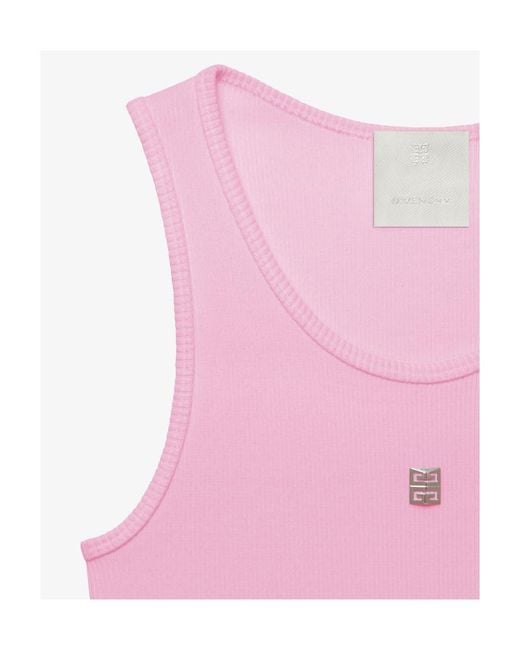 Givenchy Pink Extra Slim Fit Tank Top