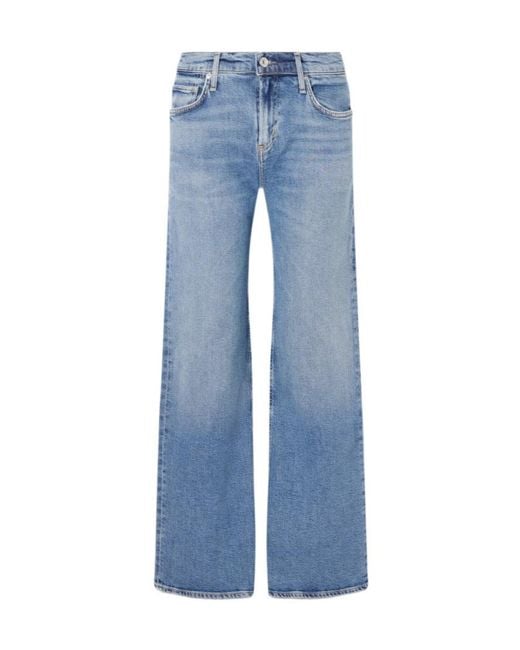Citizens of Humanity Blue Nora Mid-Rise Jeans