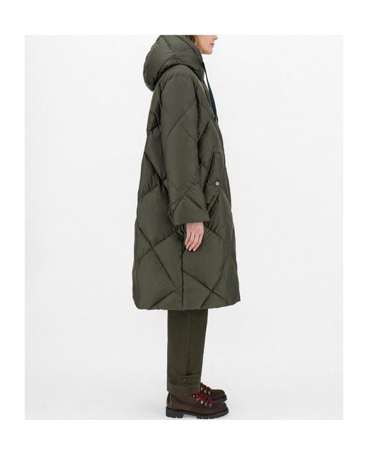 Max Mara Gray Long-Sleeved Down Jacket