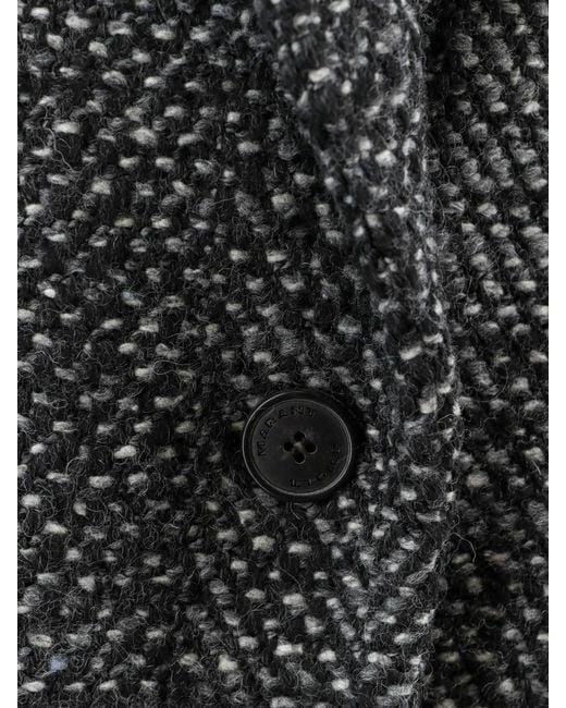 Isabel Marant Black Textured Singlebutton Blazer