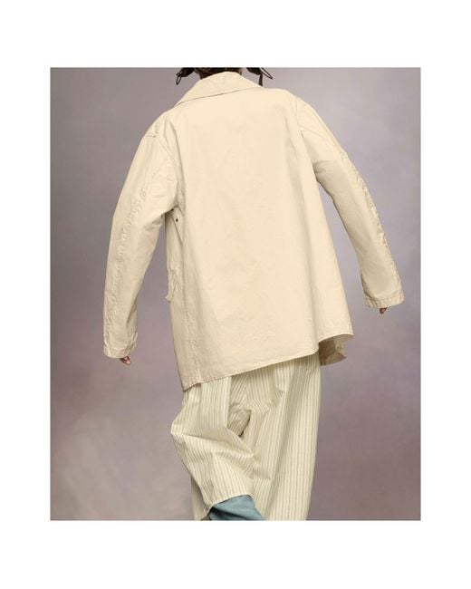 Maison Margiela Natural Caban Jacket for men
