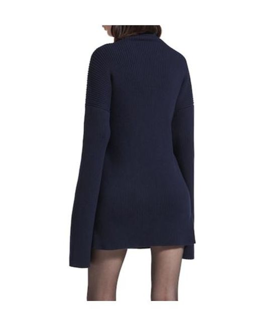 Balenciaga Blue Pinched Mini Dress