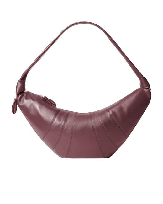 Lemaire Purple Large Croissant Bag