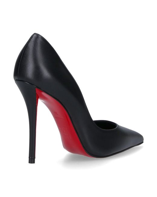 Christian Louboutin Black Miss Z Pointed Toe Pumps