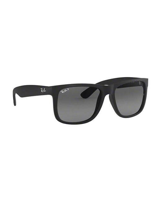 Ray-Ban Gray Justin Classic Polarised Sunglasses for men