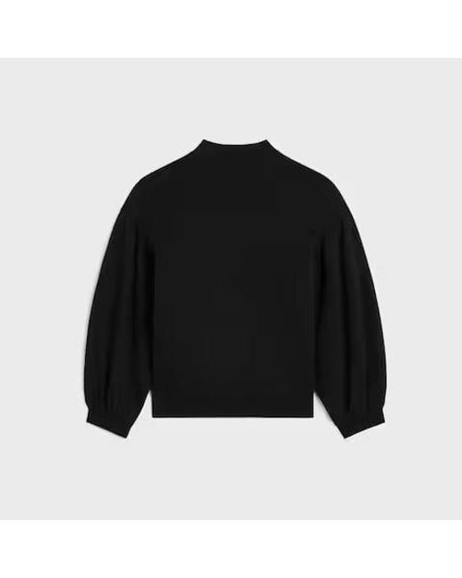 Céline Black Loose Sweatshirt