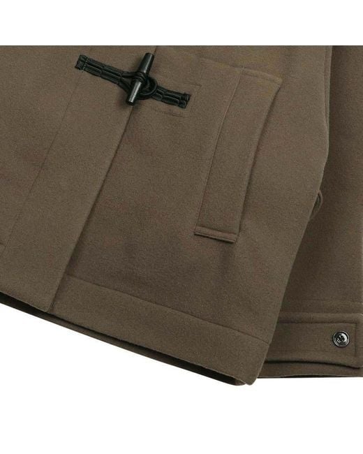 Lemaire Brown Short Duffle Coat