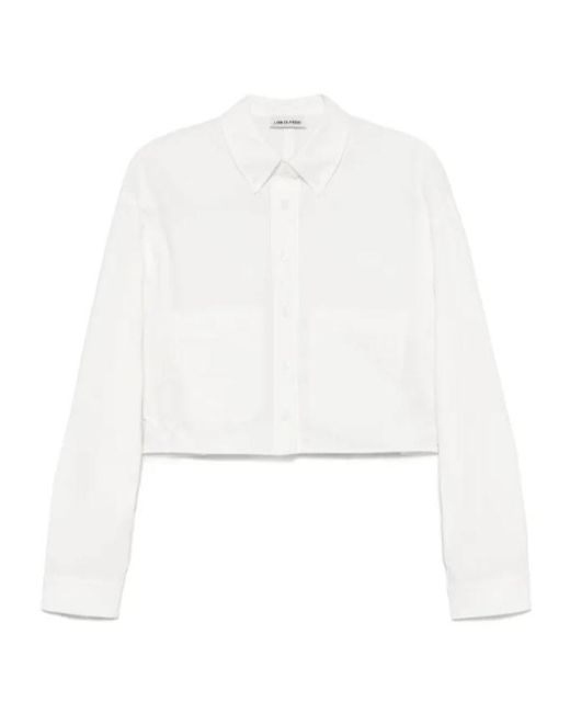 Low Classic White Cropped Top
