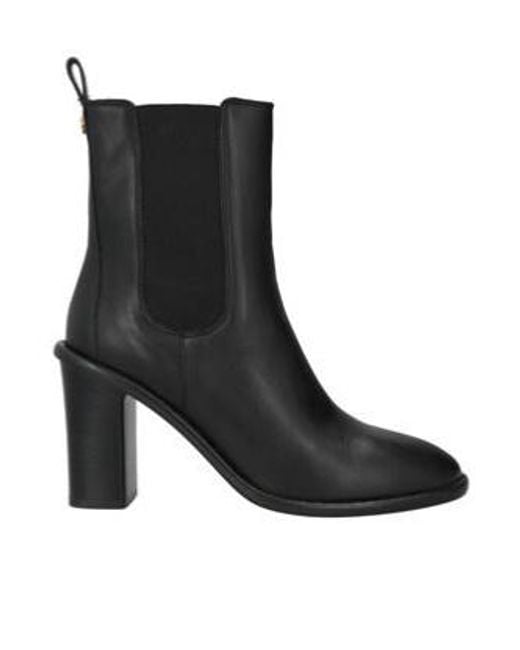 Isabel Marant Black Minimal Solid Color Ankle Boots