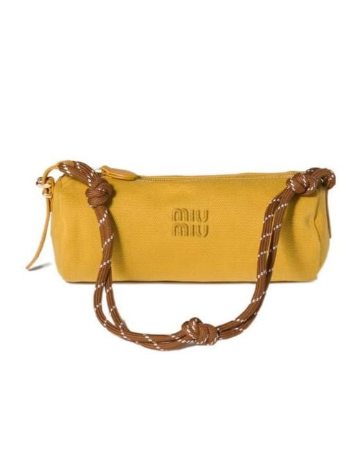 Miu Miu Multicolor Gabardine Pouch