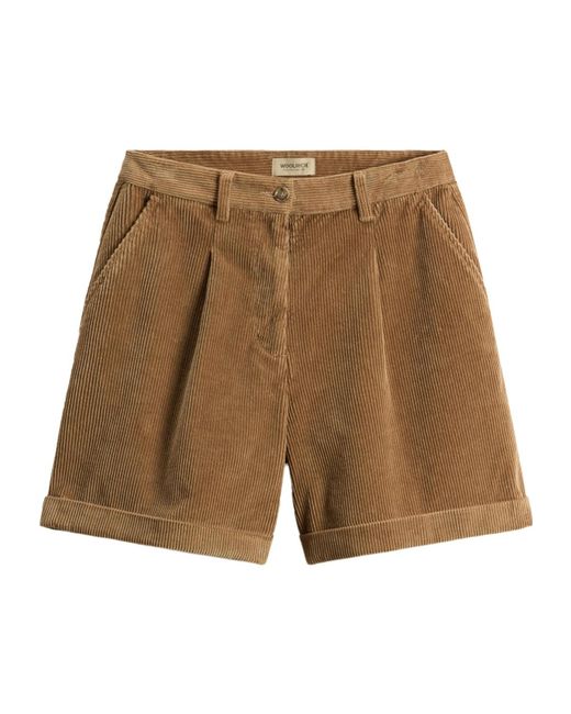 Woolrich Natural Corduroy Shorts
