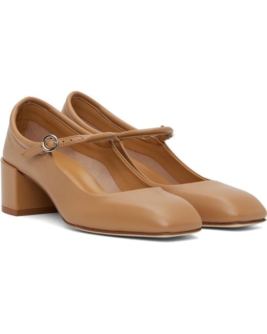 Aeyde Natural 45Mm Aline Pumps