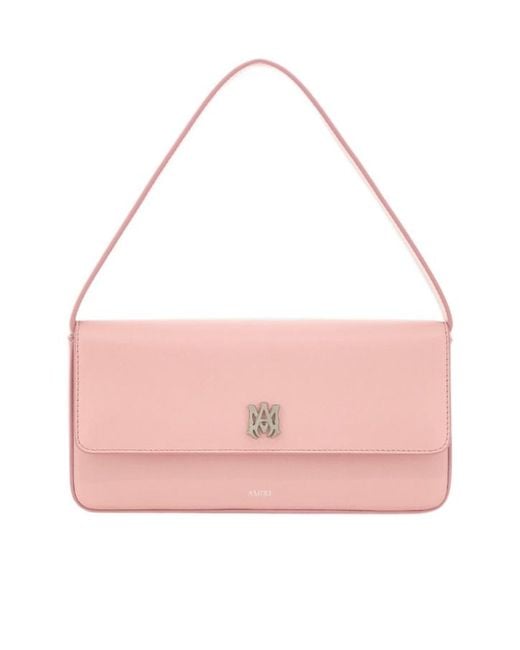 Amiri Pink Ma Millie Logo-Plaque Shoulder Bag